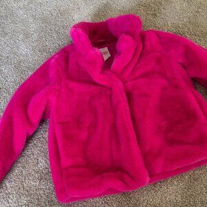Cat & Jack Pink Fuzzy Jacket
